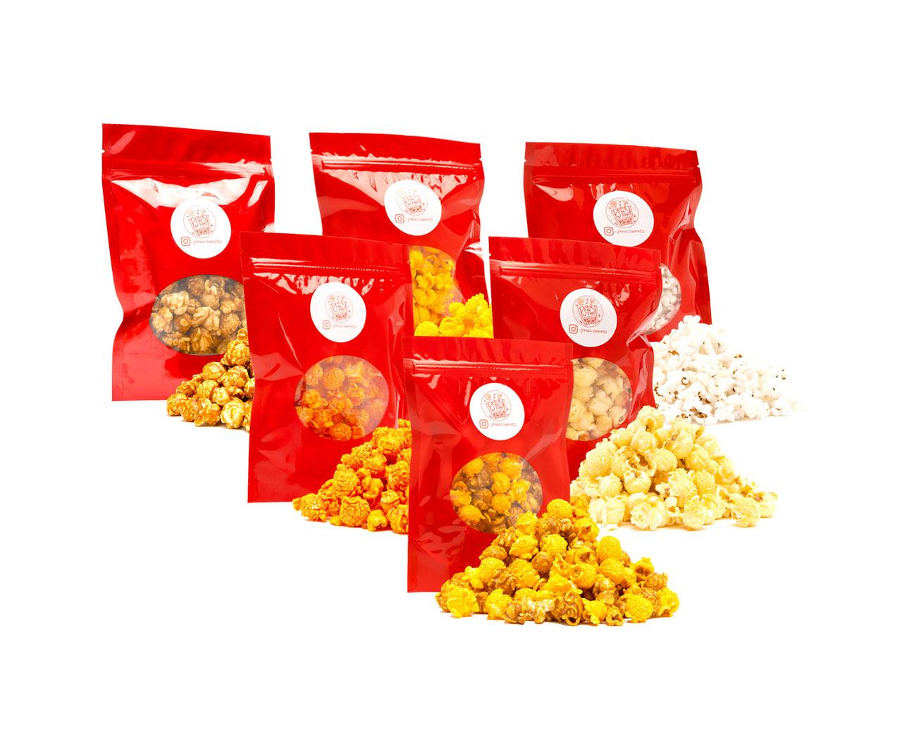 PopStar Variety Popcorn 6 Pack - J-Mo's Sweets & More