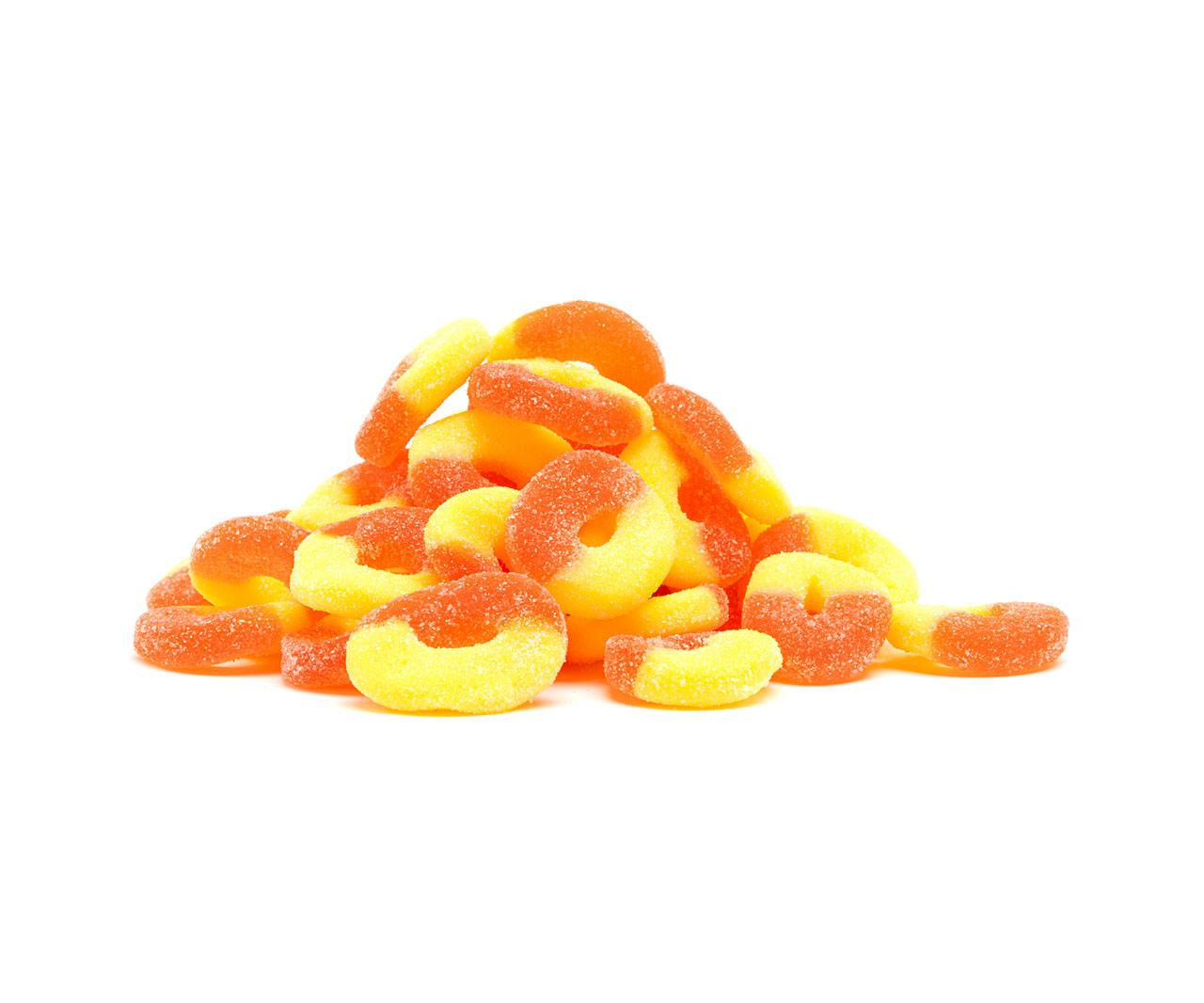 Gummy Peach Rings - J-Mo's Sweets & More